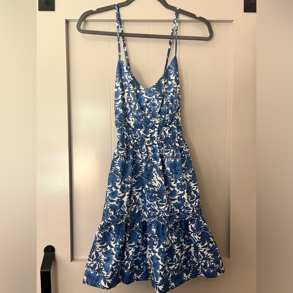 Anthropologie Blue and White Dress!